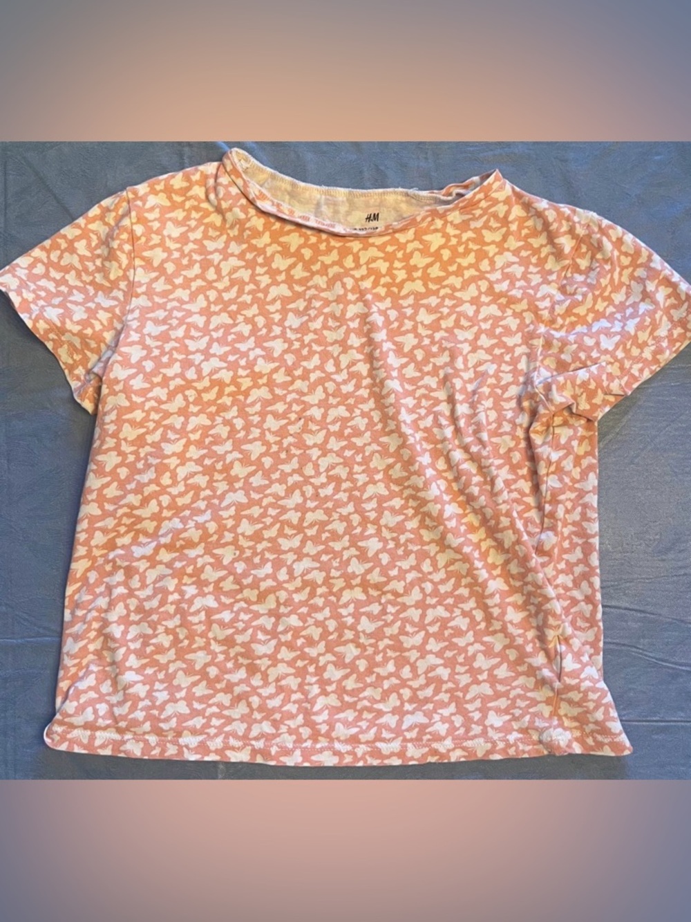 Top Butterflies H&M Girls Size 6x/7